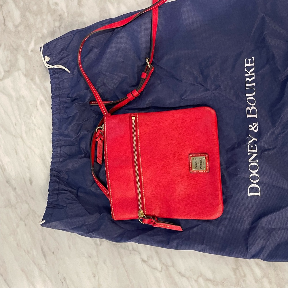 Dooney & Bourke Vibrant Red Crossbody Bag